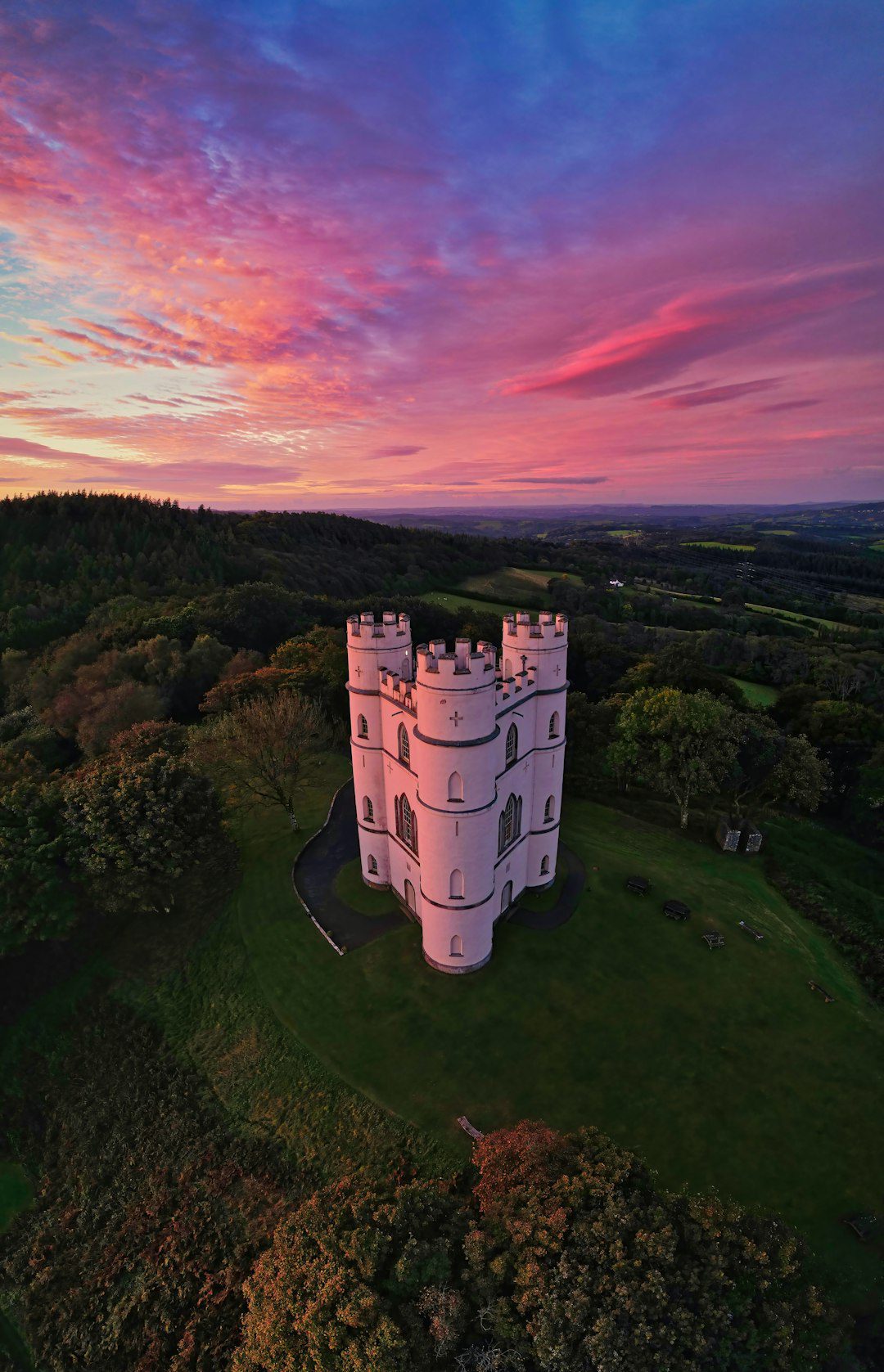 Mastering the First Impression: Your intriguing post title goes here Autumn sunrise over Haldon Belvedere Castle, Devon, UK